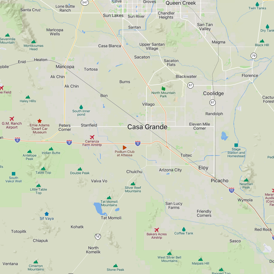 Service Area Map